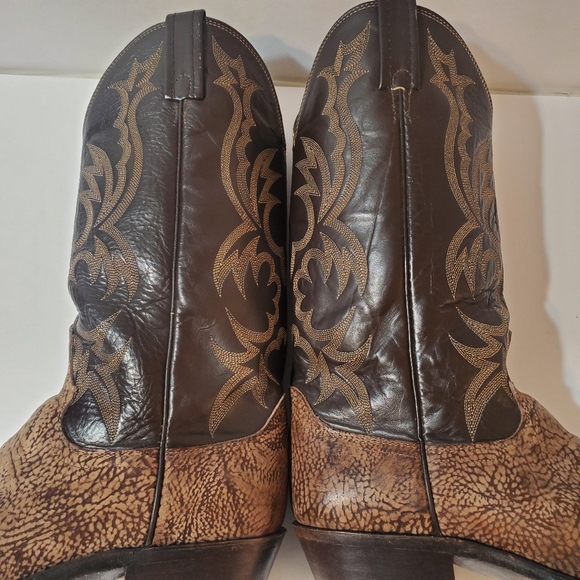 Dan Post Leather Western Cowboy Boots - Picture 7 of 16